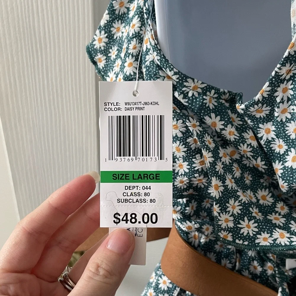 Wallflower Spaghetti Strap Dress with belt - Picture 4 of 5